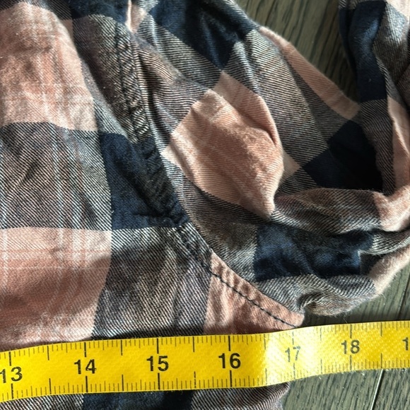 Streetwear Society Pink and Black Plaid Blouse - Picture 8 of 11